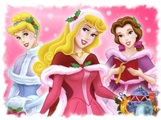 Princesses christmas background bell group - a bell free wallpaper