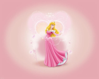 Princess pink dress heart background - a pink dress free wallpaper for desktop