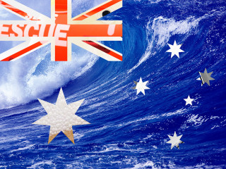 Wave british flag stars ocean - david begbie free wallpaper