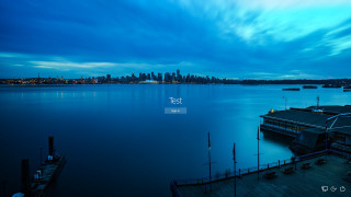 Dock boat city night blue - ben thompson free wallpaper for desktop
