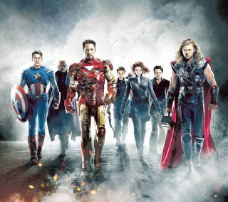 Avengers foggy area smoke walking - the middle free wallpaper for tablet