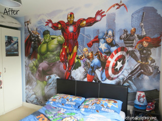 Avengers captain america bedroom mural - a black frame free wallpaper for desktop
