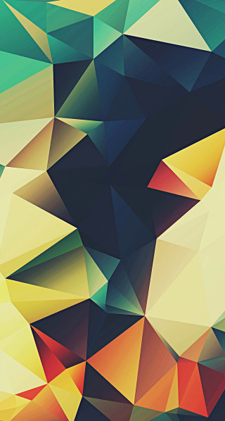 Colorful abstract background triangles surface - free abstract wallpaper for mobile