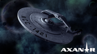 Sci fi spaceship flying space 4 - a star trek logo free wallpaper for desktop