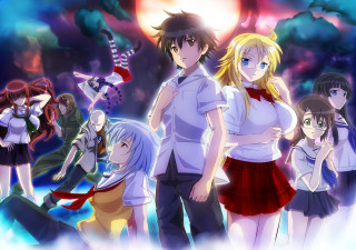 Anime characters full moon red - a full moon background free wallpaper