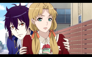 Anime characters city street standing - bian shoumin free wallpaper