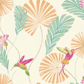 Bird flower pattern white background - the left side free wallpaper for tablet