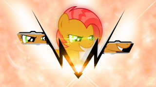 Pony redhair greeneyes pinkcut hologram - vorticism free wallpaper