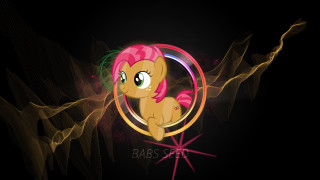Pink pony star circle green - a circle free wallpaper