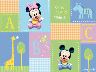 Mickey mouse wallpaper giraffe side - disney free wallpaper