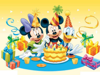 Mickey mouse birthday cake presents 2 - disney free wallpaper