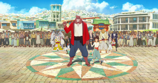 Man standing crowd city square - a city square free wallpaper