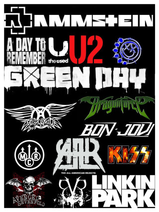 Poster logos collection variety designs - side of it free wallpaper for mobile