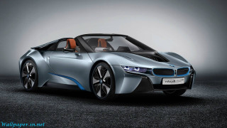 Silver blue bmw concept studio - a silver free wallpaper