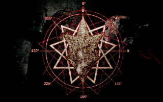 Pentagram goathead redcircle occult magiccircle - a goat free wallpaper