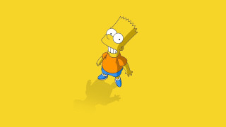 Cartoon character yellow background repeated - shadow free wallpaper for desktop