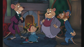 Cartoon mice fireplace room background - don bluth free wallpaper