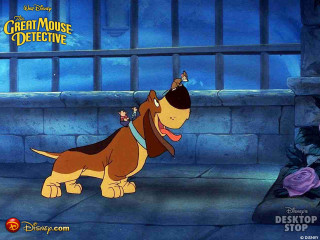 Cartoon dog bow name tag - a cartoon dog free wallpaper