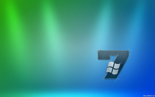 Windows 7 wallpaper side letter - computer art free wallpaper for desktop
