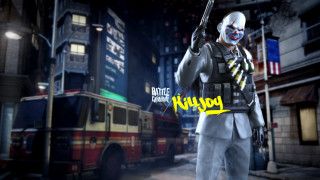 Man suit gun city night - dong kingman free wallpaper