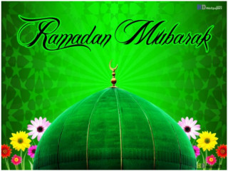 Green mosque flowers starburst ramadan - hurufiyya free wallpaper