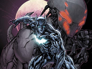 Robot glowing eye helmet image - a robot free wallpaper