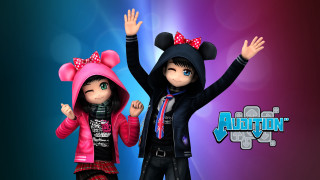 Dolls costumes waving hands up - costume free wallpaper