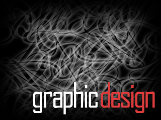 Black red typographic design greyscale - graphic design free wallpaper