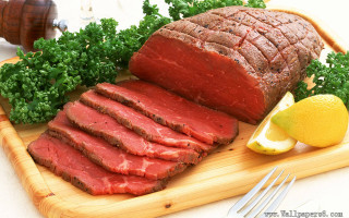 Sliced meatloaf cutting board lemons - a cutting board free wallpaper