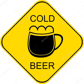 Yellow sign black beer cold - carles delclaux i free wallpaper for tablet