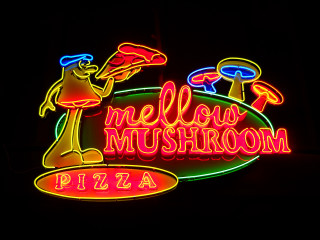 Mellow mushroom pizza neon sign - free neon wallpaper