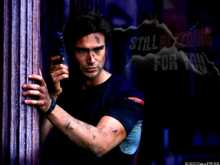 Man leaning pole cellphone cinematic - a pole free wallpaper