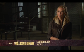 Woman building sign walking dead - dead free wallpaper