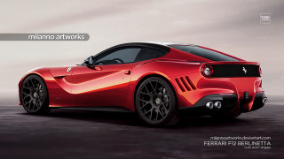 Red sports car caption image - bernardo cavallino free wallpaper