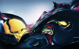 Dragon yellow eyes black body - a black body free wallpaper