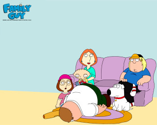 Family couch dog cat sitting - a family free wallpaper for desktop