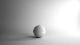 White egg minimalism raytracing gradient 2 - a white floor next free wallpaper