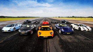 Sports cars race track sky 2 - free cars wallpaper