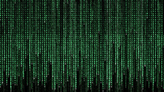 Green background numbers black background 5 - cybernetic free wallpaper for desktop