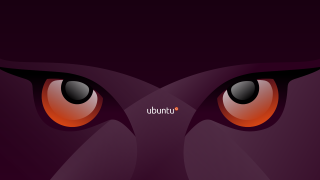 Purple red eyes ubun circle - a red circle free wallpaper