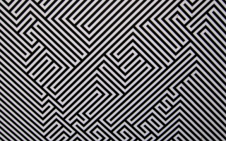Black white maze pattern background - david rudnick free wallpaper