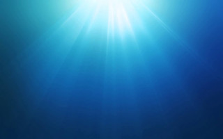 Blue background sun ocean floor - ocean free wallpaper for desktop