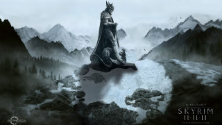 Dragon mountain skyrim hell cloudy - a mountain top free wallpaper