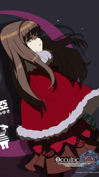 Girl red dress long hair 2 - free christmas wallpaper for mobile