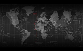 World map red line black 6 - the map free wallpaper for desktop