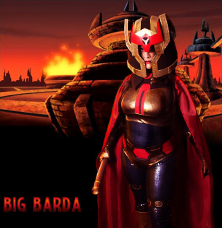 Afrofuturism woman redcape blackgold armor - barbara greg free wallpaper