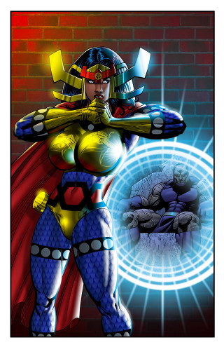 Woman costume sword brick wall - a woman in a costume free wallpaper for mobile