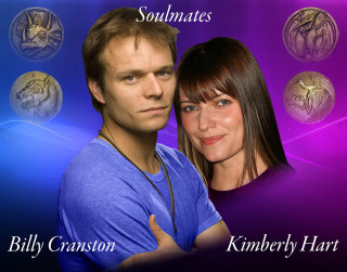 Man woman purple background photo - kinetic free wallpaper