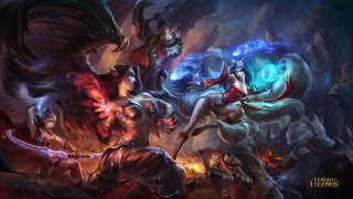 Fantasy women dragon demon back - league of legends free wallpaper