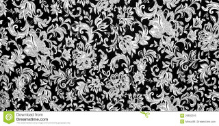 Black white floral pattern white - floral pattern free wallpaper